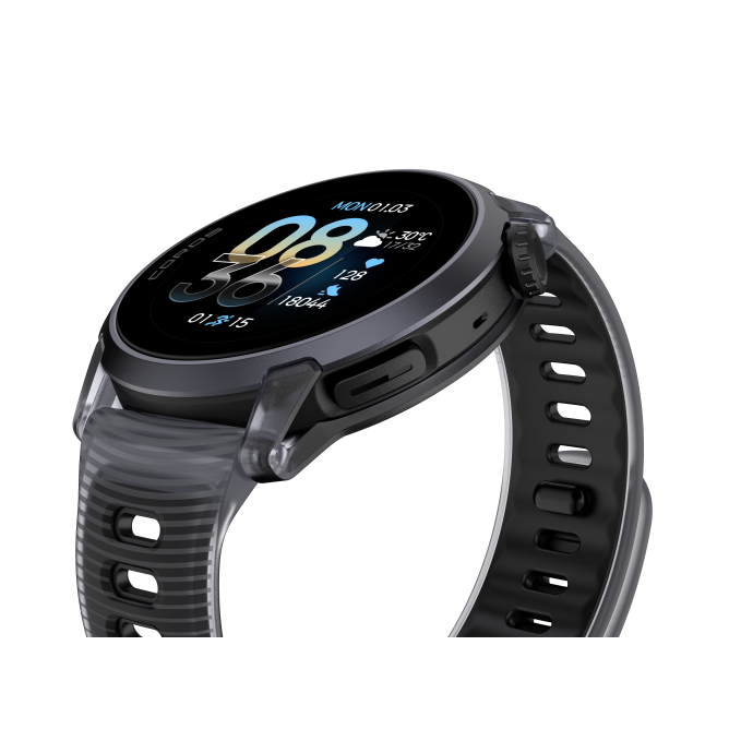 COROS PACE 4 GPS spordikell, Black Crystal Nylon