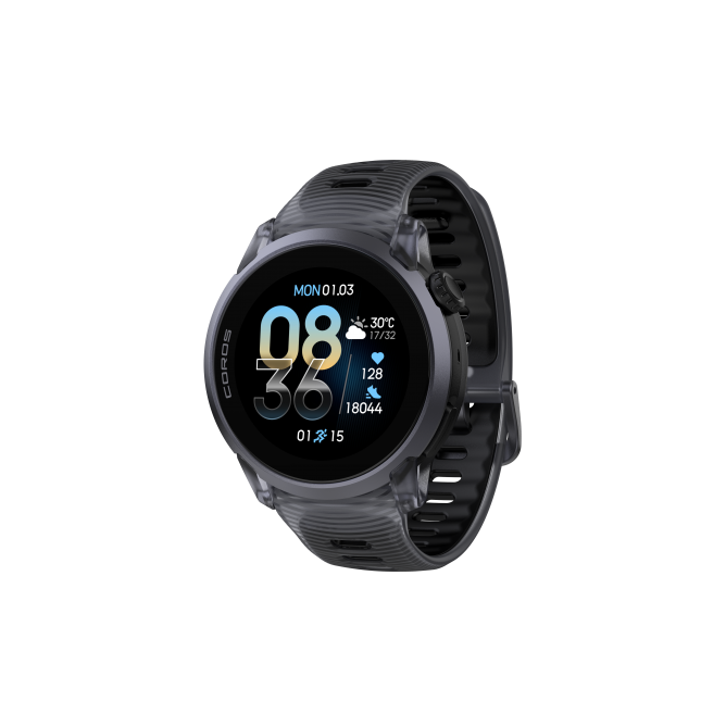 COROS PACE 4 GPS spordikell, Black Crystal Nylon
