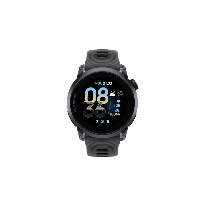 COROS PACE 4 GPS spordikell, Black Crystal Nylon