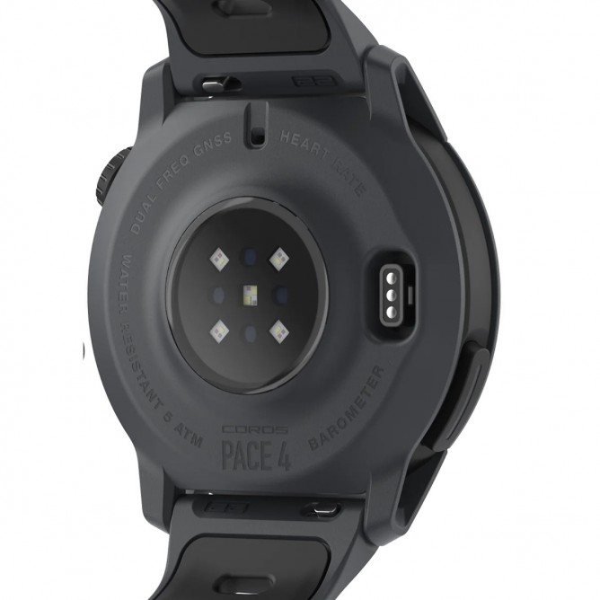 COROS PACE 4 GPS spordikell, Silicone Black