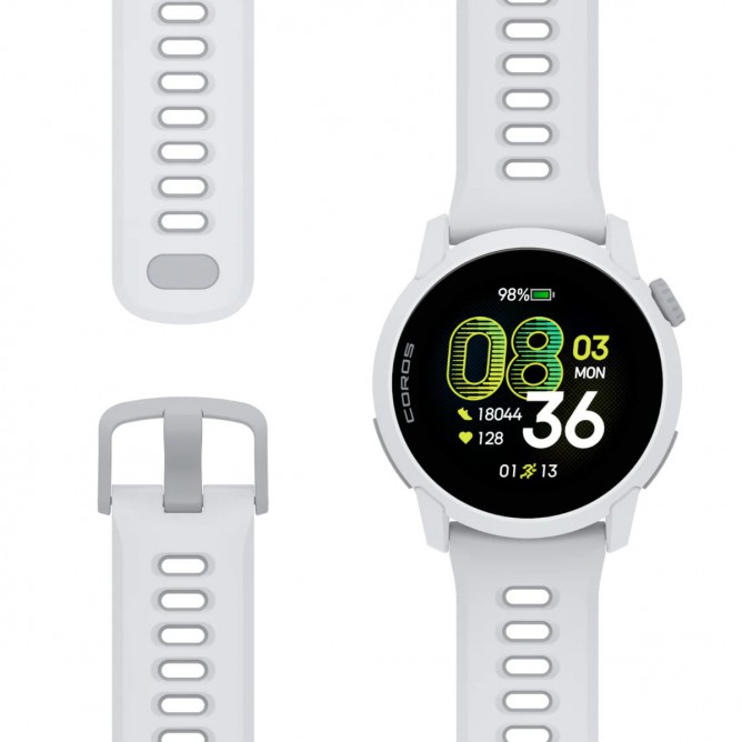COROS PACE 4 GPS spordikell, Silicone White