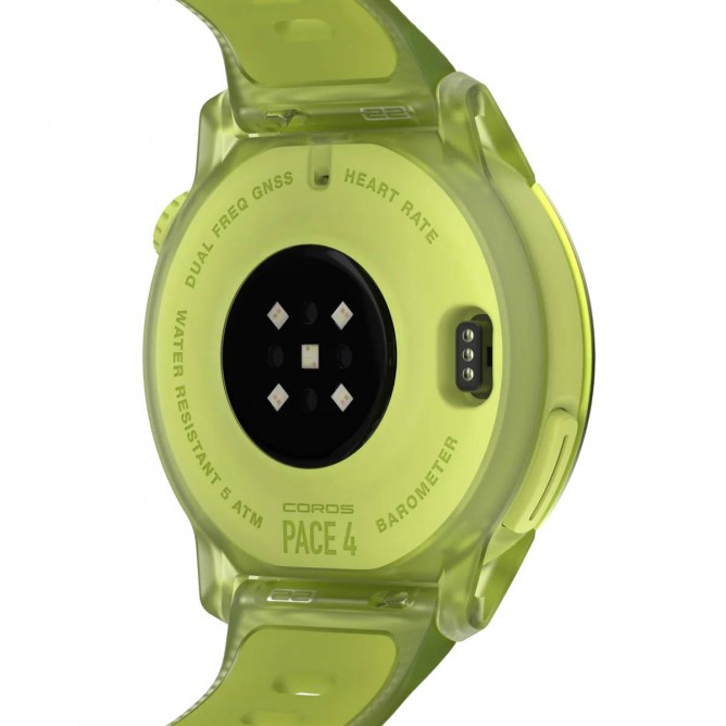 COROS PACE 4 GPS spordikell, Yellow Crystal