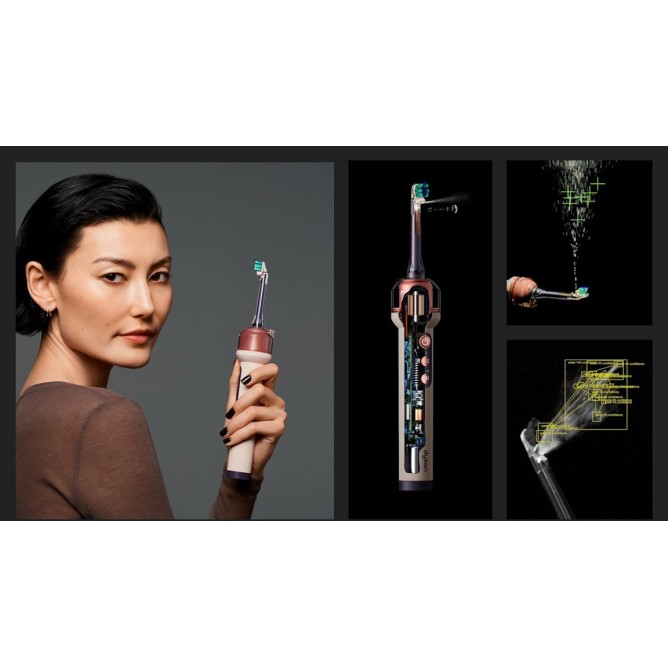 Dyson CameraJet™ Elektriline hambahari irrigaatoriga, Ceramic Ultra Blue
