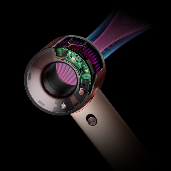 DYSON HD19 Supersonic Travel föön, CePk/RoseGd