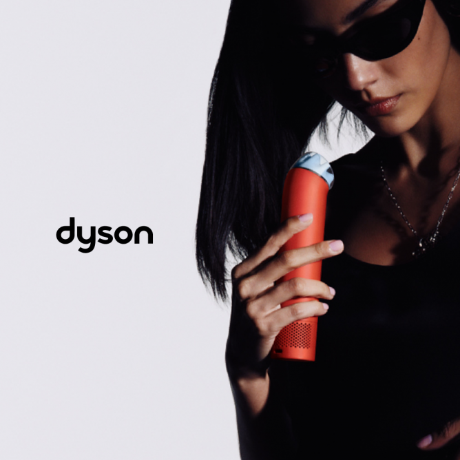 DYSON Hushjet Mini cool kaasaskantav ventilaator, Carnelian/Sky