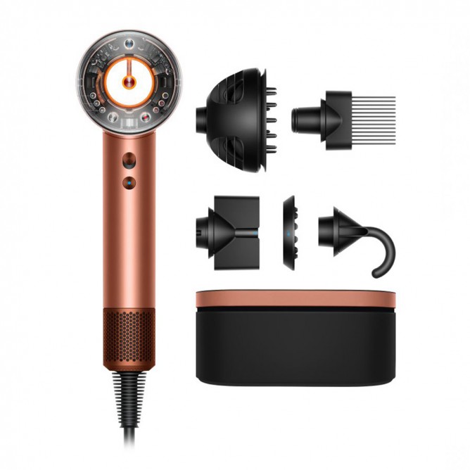 DYSON SUPERSONIC NURAL föön, Amber silk/Pink champagne