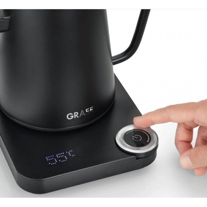 GRAEF GK502EU pour-over kettle, black matt