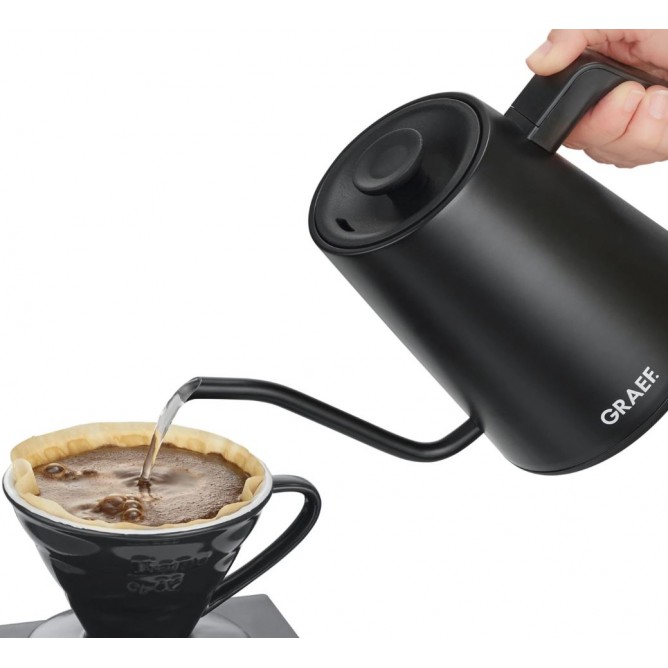 GRAEF GK502EU pour-over kettle, black matt
