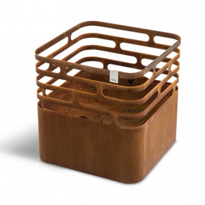 HOFATS Cube tulekorv, pruun