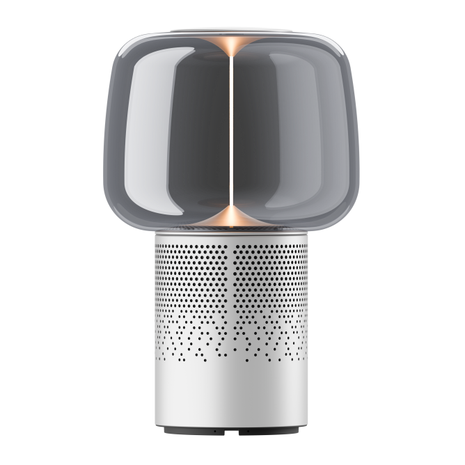 KOODUU SOUND BY JBL Serena Play kõlar/lamp JBL helisüsteemiga, Frosted Silver