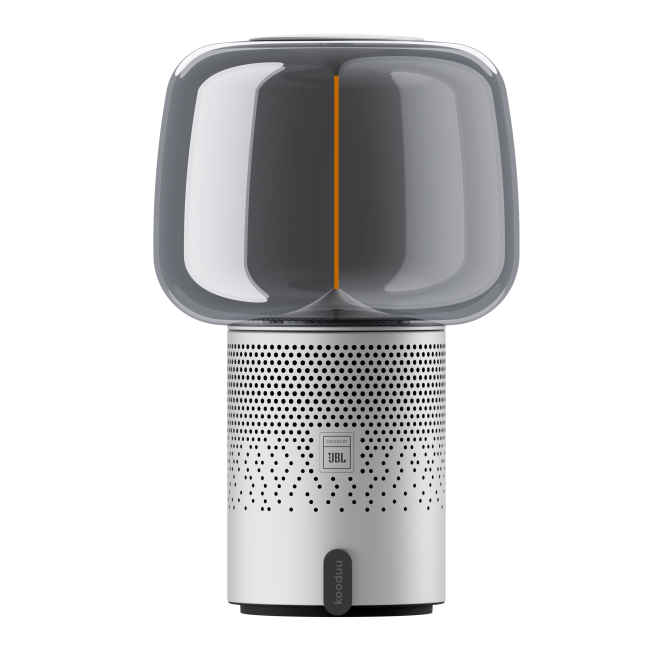 KOODUU SOUND BY JBL Serena Play kõlar/lamp JBL helisüsteemiga, Frosted Silver