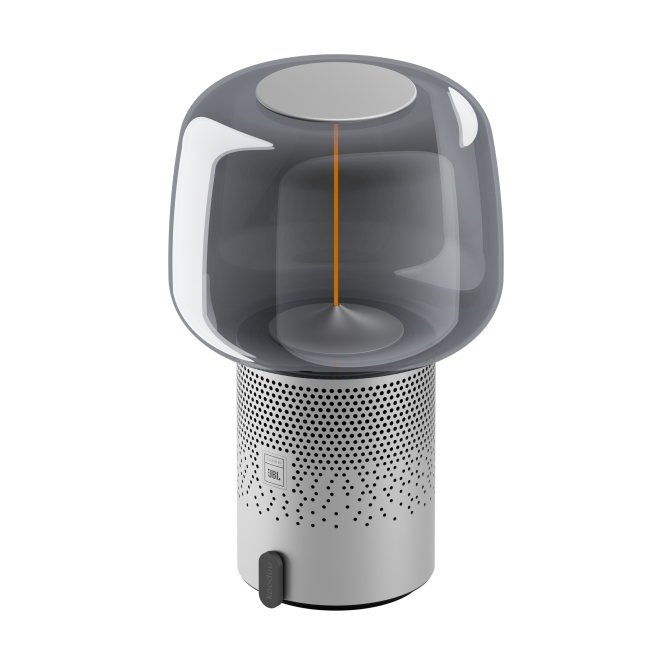 KOODUU SOUND BY JBL Serena Play kõlar/lamp JBL helisüsteemiga, Frosted Silver
