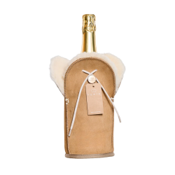 KYWIE veinijahuti lambanahast, Champagne camel suede