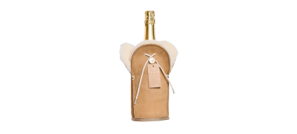 KYWIE veinijahuti lambanahast, Champagne camel suede