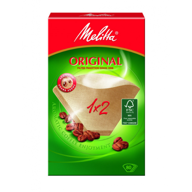 MELITTA 1X2/80  kohvifiltrid