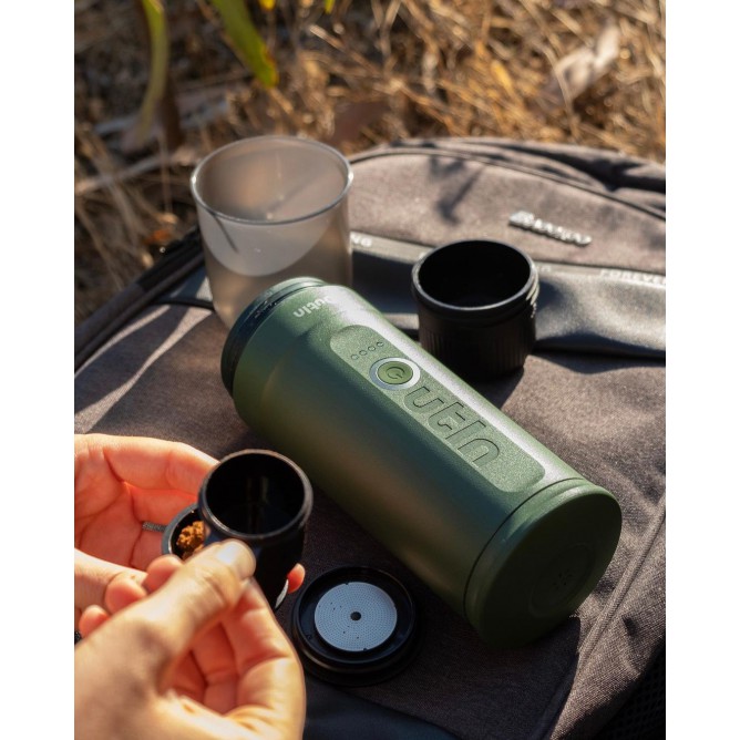 OUTIN NANO kaasaskantav espressomasin, forest green