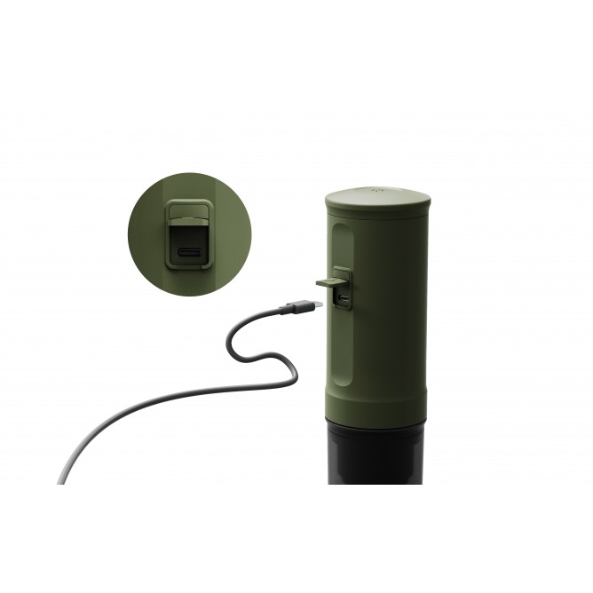 OUTIN NANO kaasaskantav espressomasin, forest green