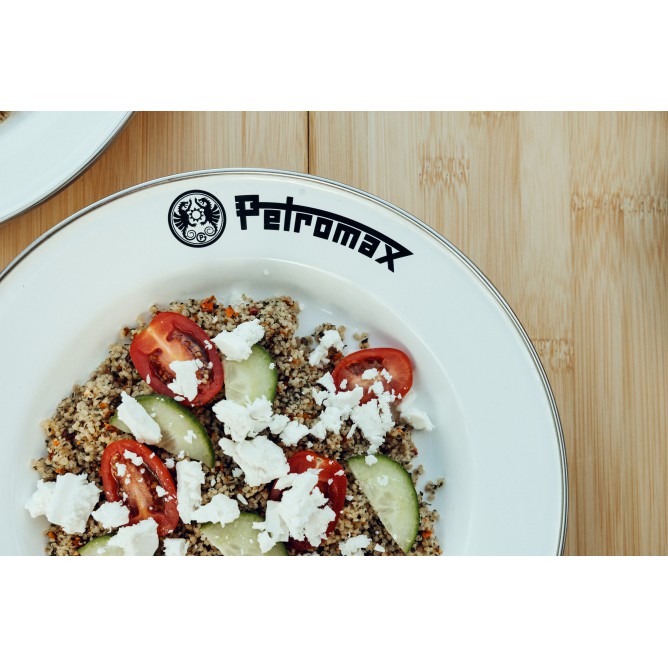 PETROMAX Enamel Plates white, 2pcs, 18cm