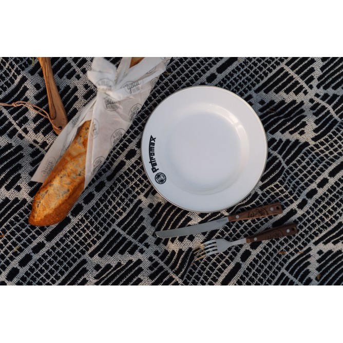 PETROMAX Enamel Plates white, 2pcs, 18cm