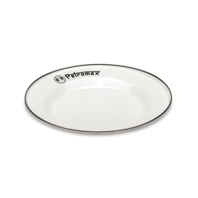 PETROMAX Enamel Plates white, 2pcs, 18cm