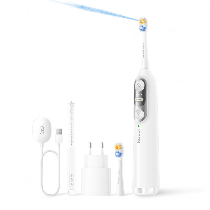 SOOCAS NEOS II 2-in-1 Elektriline hambahari irrigaatoriga, Pearl White