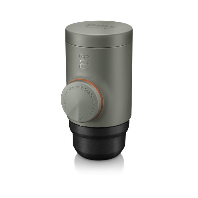 WACACO MINIPRESSO kaasaskantav espressomasin jahvatatud kohvile, gray olive