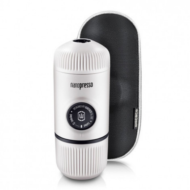 WACACO NANOPRESSO CHILL WHITE + Case kohvimasin