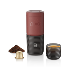 WACACO PIXAPRESSO elektriline espressomasin, tuscan red