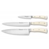 WUSTHOF Classic Ikon Creme 3-osaline noakomplekt